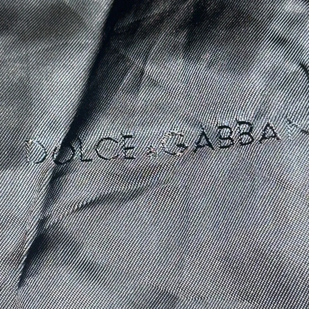 Dolce & Gabbana Staff Black Formal Waistcoat‎ Vest Adjustable Cinch Men 17.5x25